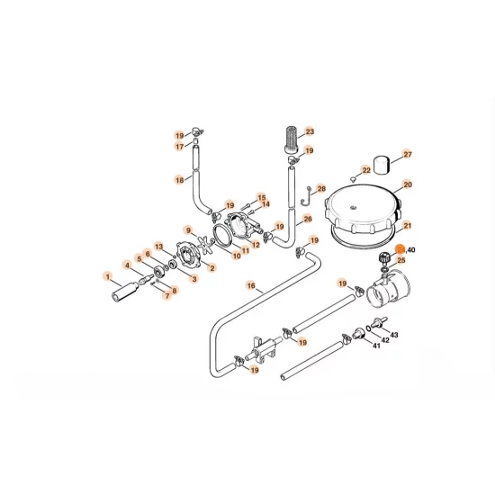 STIHL  Zestaw pompy ciśnieniowej (ULV) 4203 007 1029